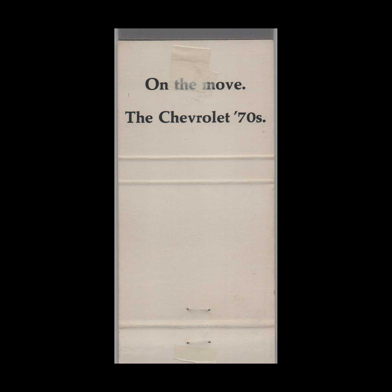 Philbin Chevy Matchbook Cover So Lancaster MA Philbin Chevy Matchbook Cover So Lancaster MA