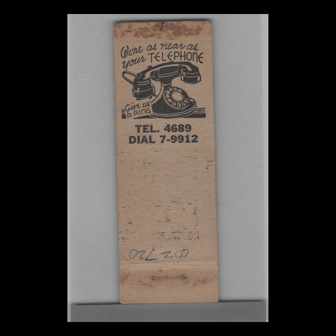 Matchbook Cover Granite Liquors Fall River MA Matchbook Cover Granite Liquors Fall River MA