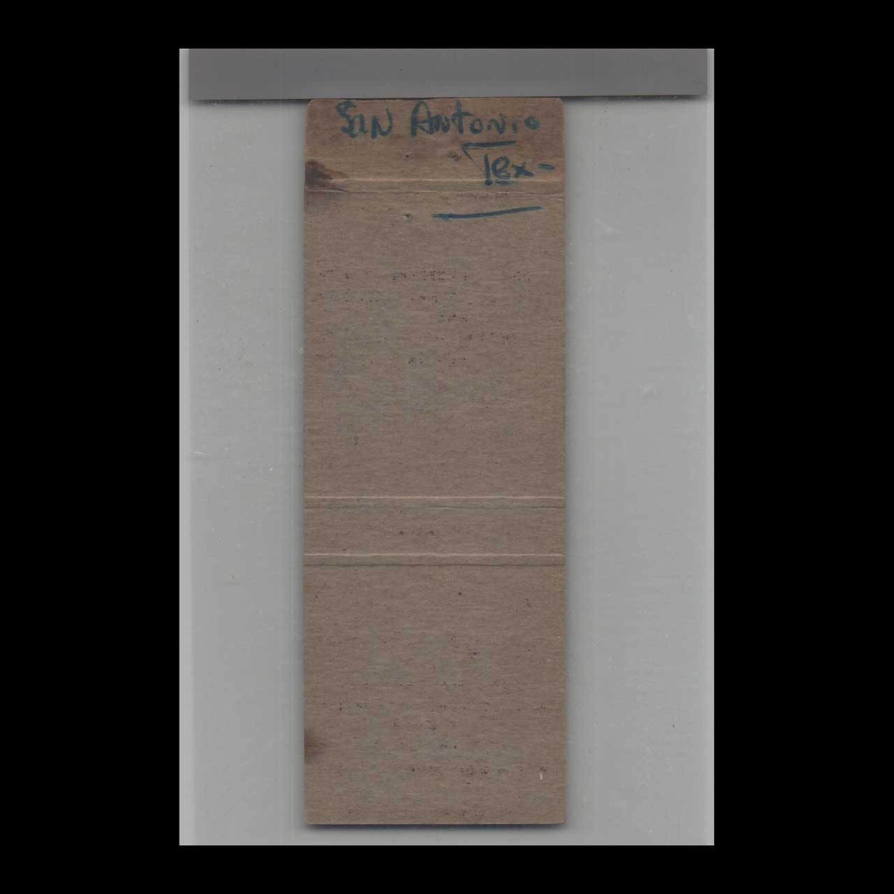 Matchbook Cover Daileys Liquors New Braunfels TX Matchbook Cover Daileys Liquors New Braunfels TX