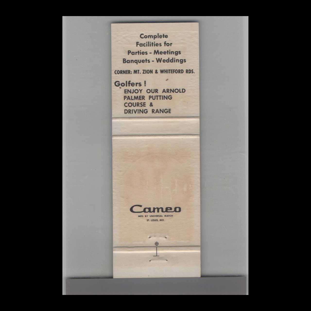 Avalon Farms Broasted Chicken Matchbook Cover York PA Avalon Farms Broasted Chicken Matchbook Cover York PA