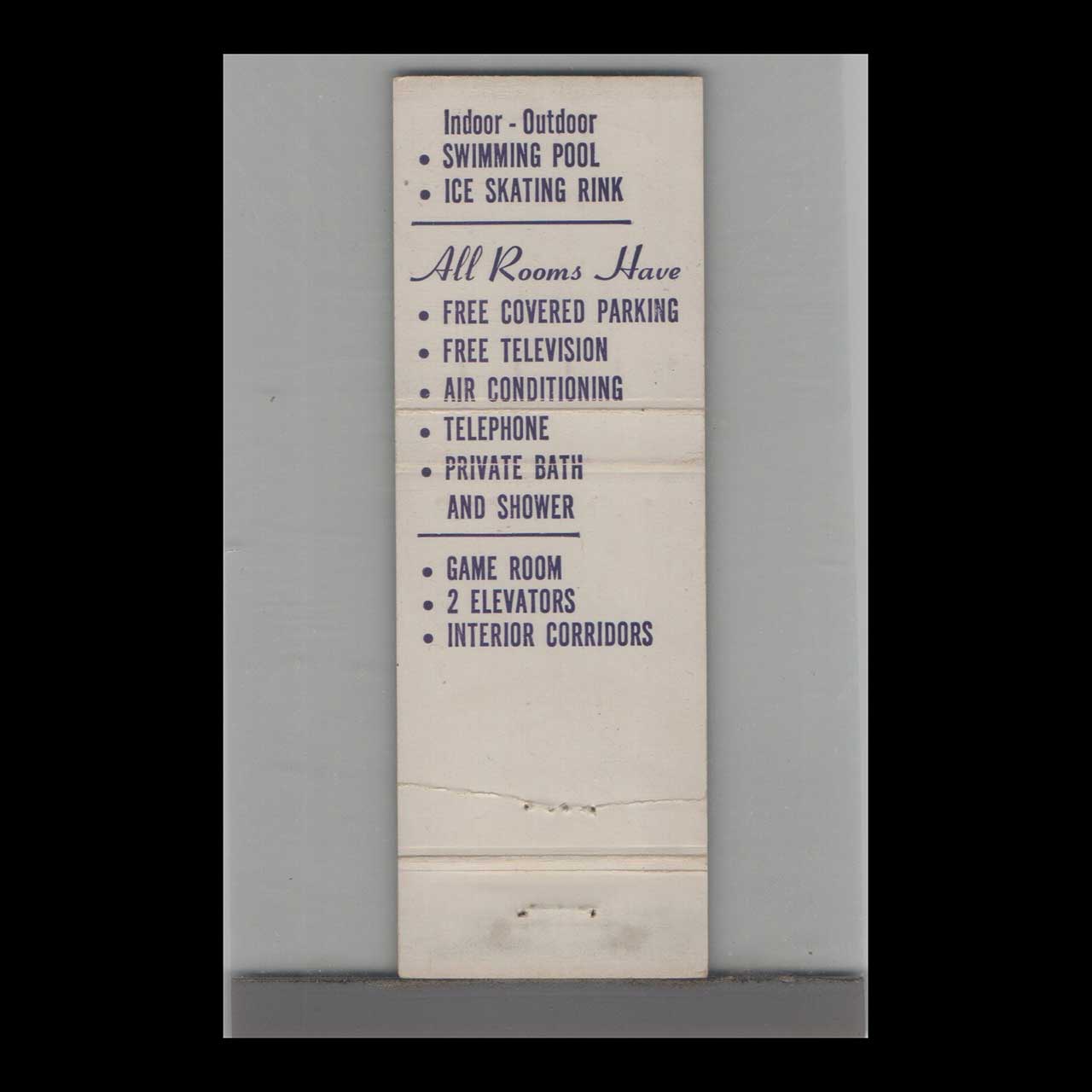 Matchbook Cover Empress Motel Atlantic City NJ Matchbook Cover Empress Motel Atlantic City NJ