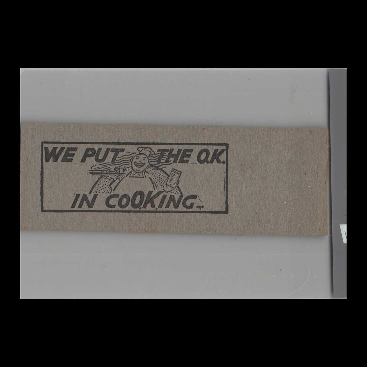 The Tavern & Lunch Counter Oakley ID Matchbook Cover The Tavern & Lunch Counter Oakley ID Matchbook Cover