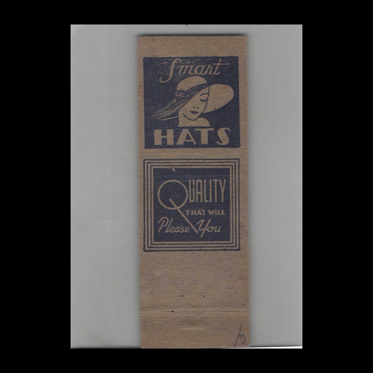 Sara Exclusive Hats Matchbook Cover Fort Worth TX Sara Exclusive Hats Matchbook Cover Fort Worth TX