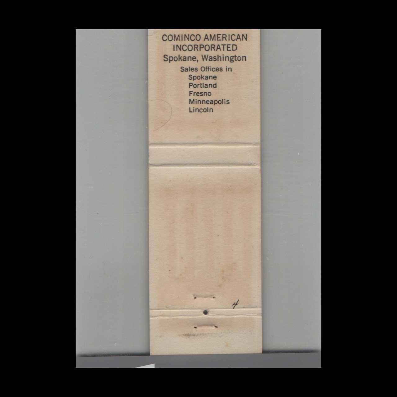 Matchbook Cover Elephant Brand Fertilizers Matchbook Cover Elephant Brand Fertilizers