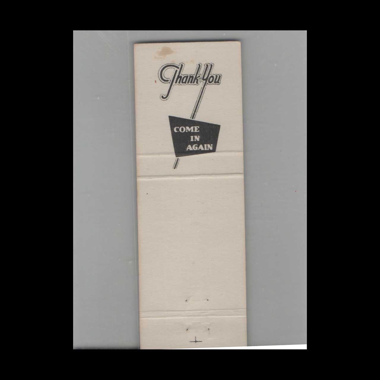 Matchbook Cover Deer Sportsmans Bar New Castle PA Matchbook Cover Deer Sportsmans Bar New Castle PA