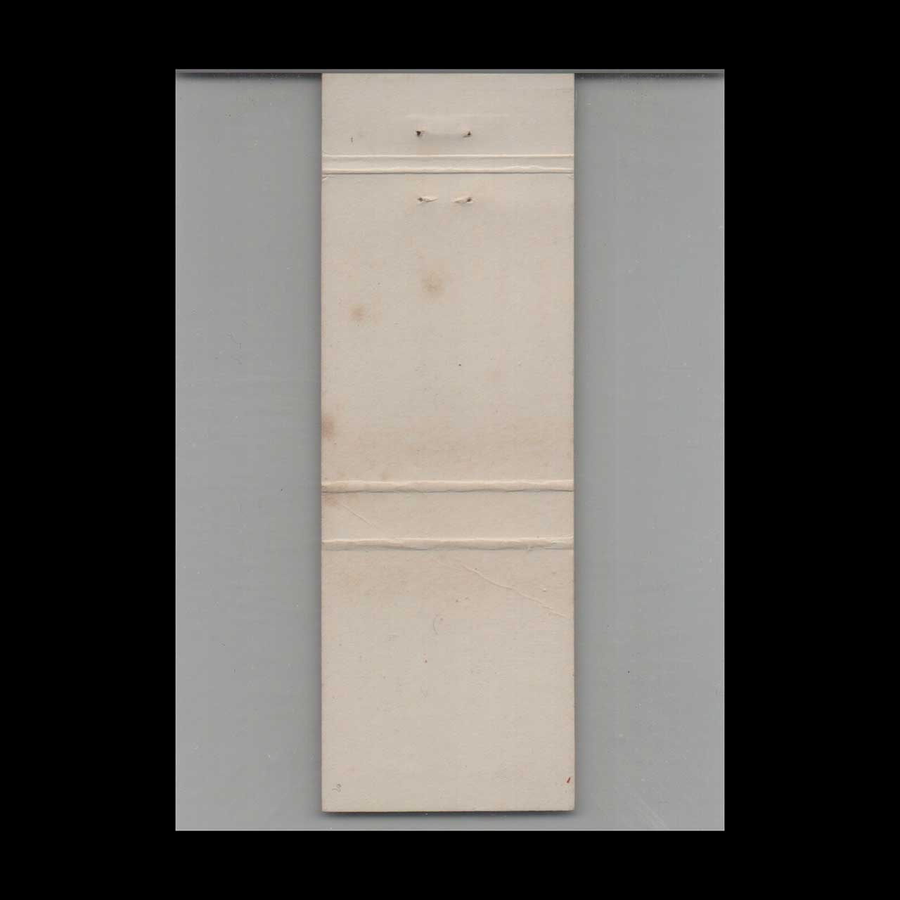 Mt Kisko Country Club Matchbook Cover Mt Kisko Country Club Matchbook Cover