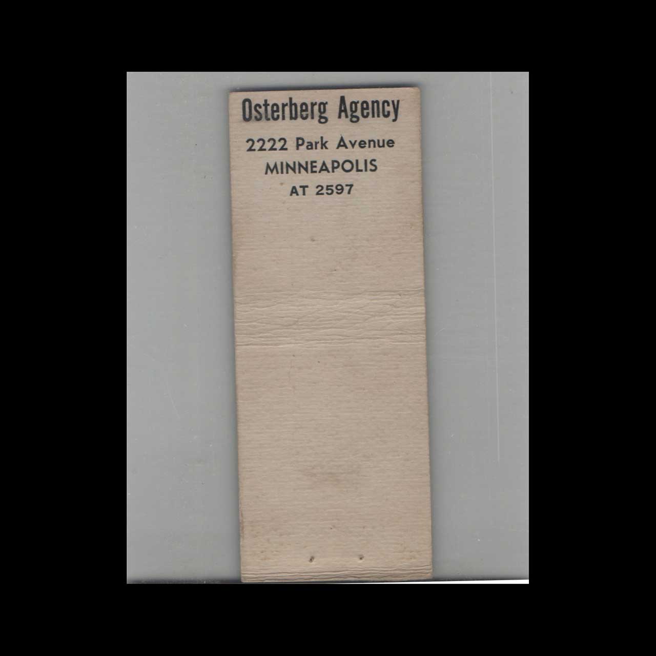 North American Life & Casualty Matchbook Cover Minneapolis North American Life & Casualty Matchbook Cover Minneapolis