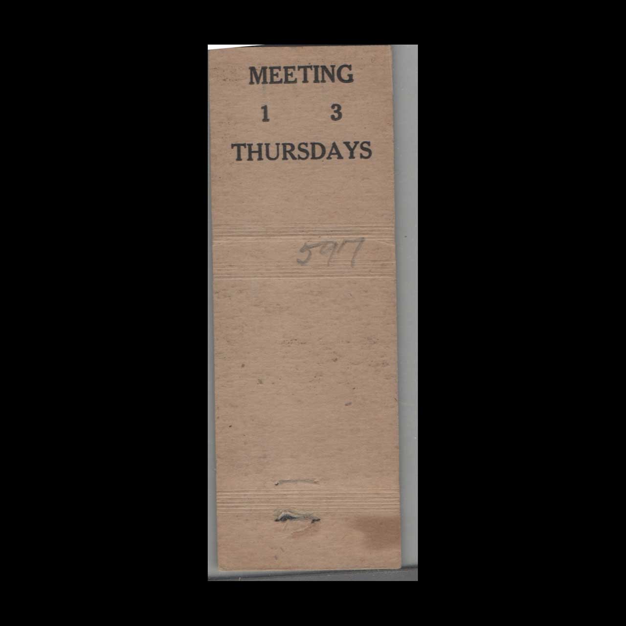 BPOE Elks Lodge #597 Reno NV Matchbook Cover BPOE Elks Lodge #597 Reno NV Matchbook Cover