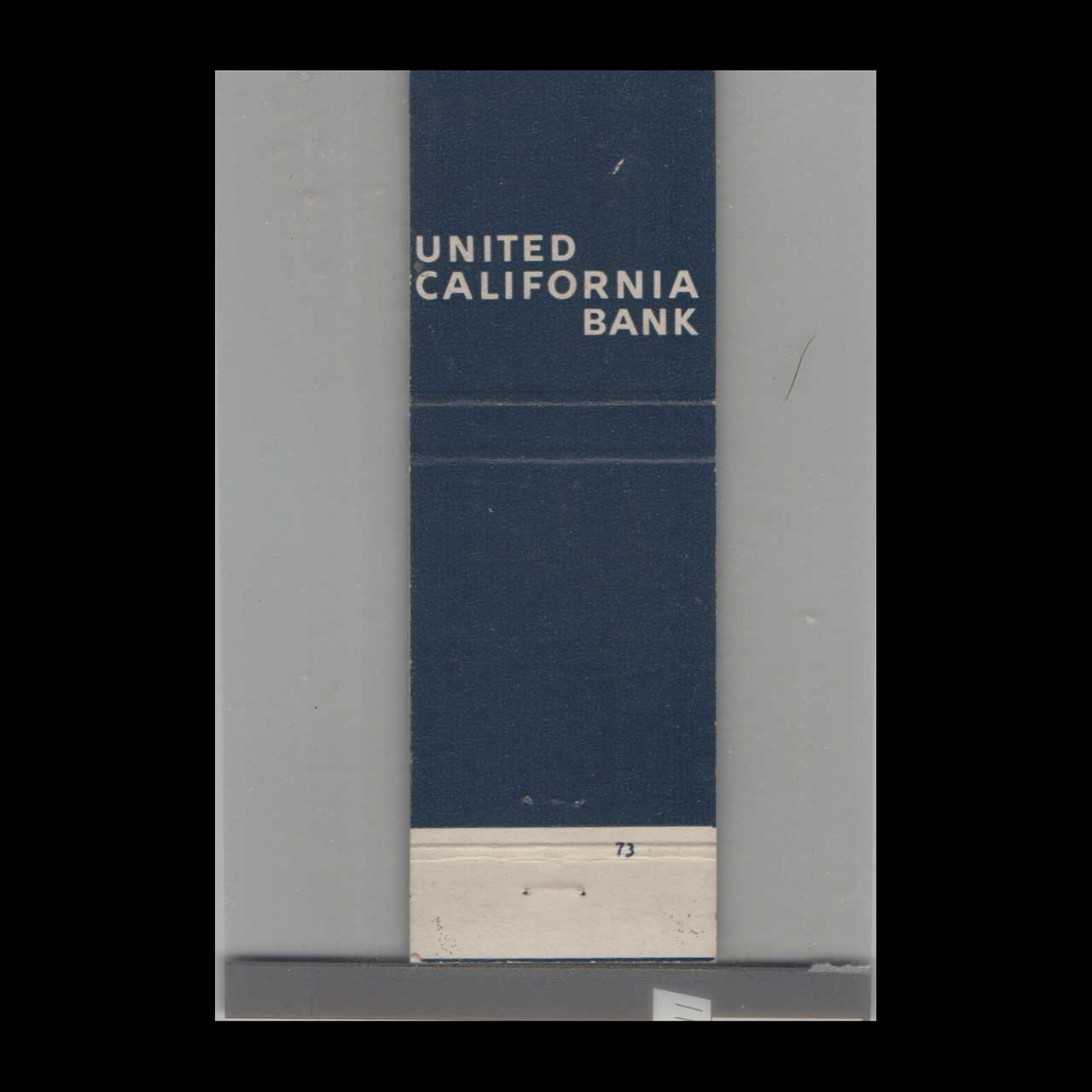 Matchbook Cover United California Bank Matchbook Cover United California Bank