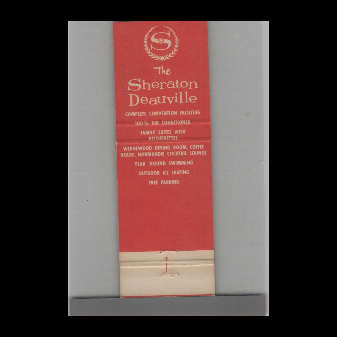 Matchbook Cover Sheraton Deauville Atlantic City NJ Matchbook Cover Sheraton Deauville Atlantic City NJ