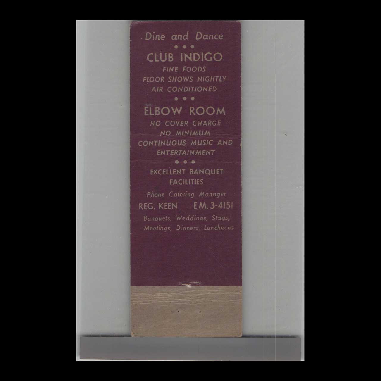 Matchbook Cover Barclay Hotel Toronto ON Matchbook Cover Barclay Hotel Toronto ON