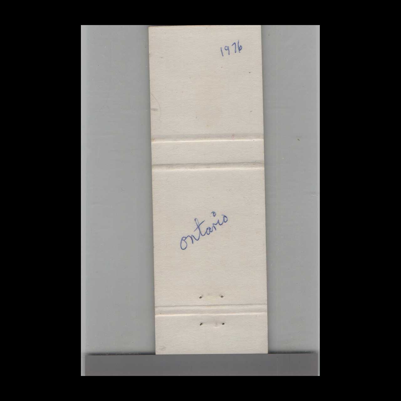 Stewarts Green Valley Restaurant Matchbook Cover Ottawa Stewarts Green Valley Restaurant Matchbook Cover Ottawa