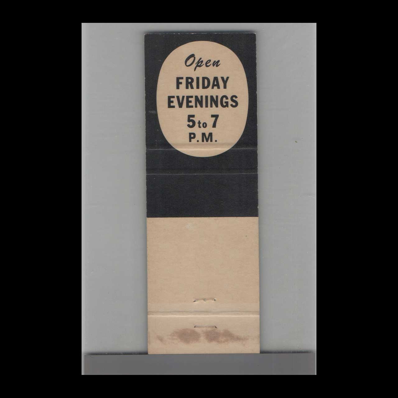 Matchbook Cover Southern Bank West Palm Beach FL Matchbook Cover Southern Bank West Palm Beach FL