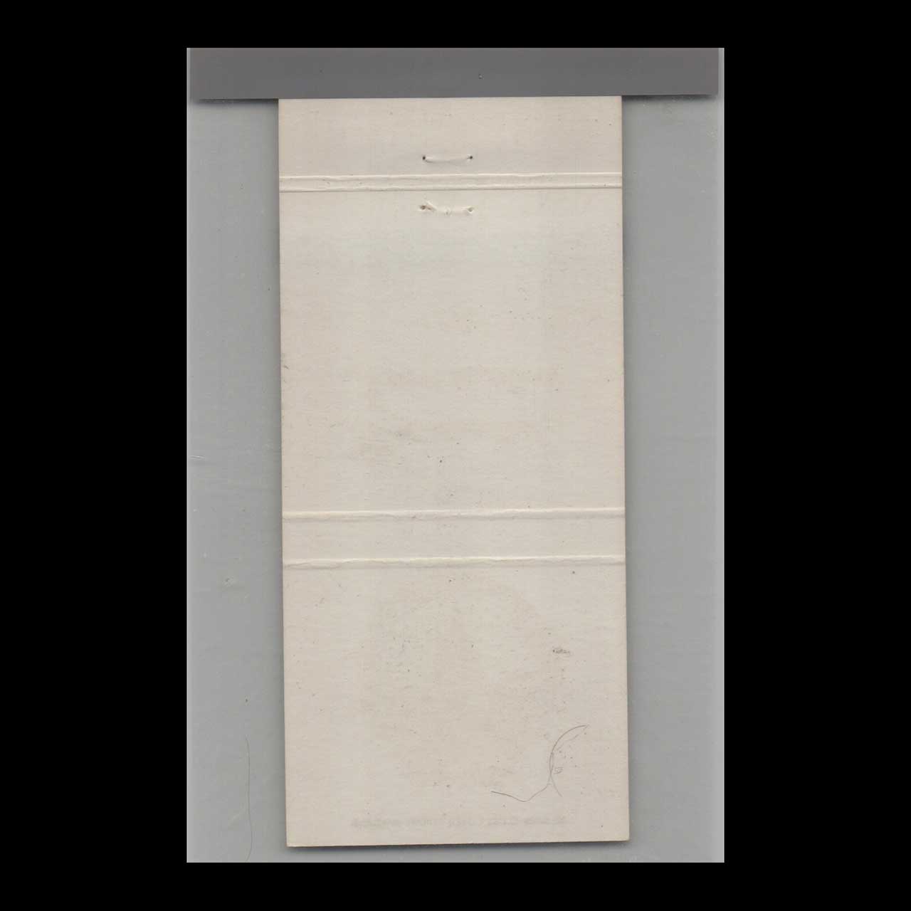 Presidential Inauguration 1891 Matchbook Cover Presidential Inauguration 1891 Matchbook Cover