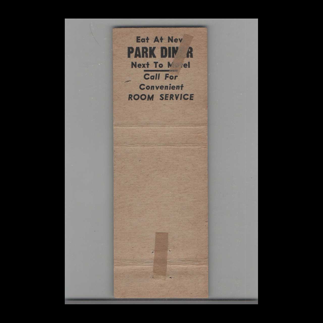 Matchbook Cover Park Manor Motel Allentown Pa Matchbook Cover Park Manor Motel Allentown Pa