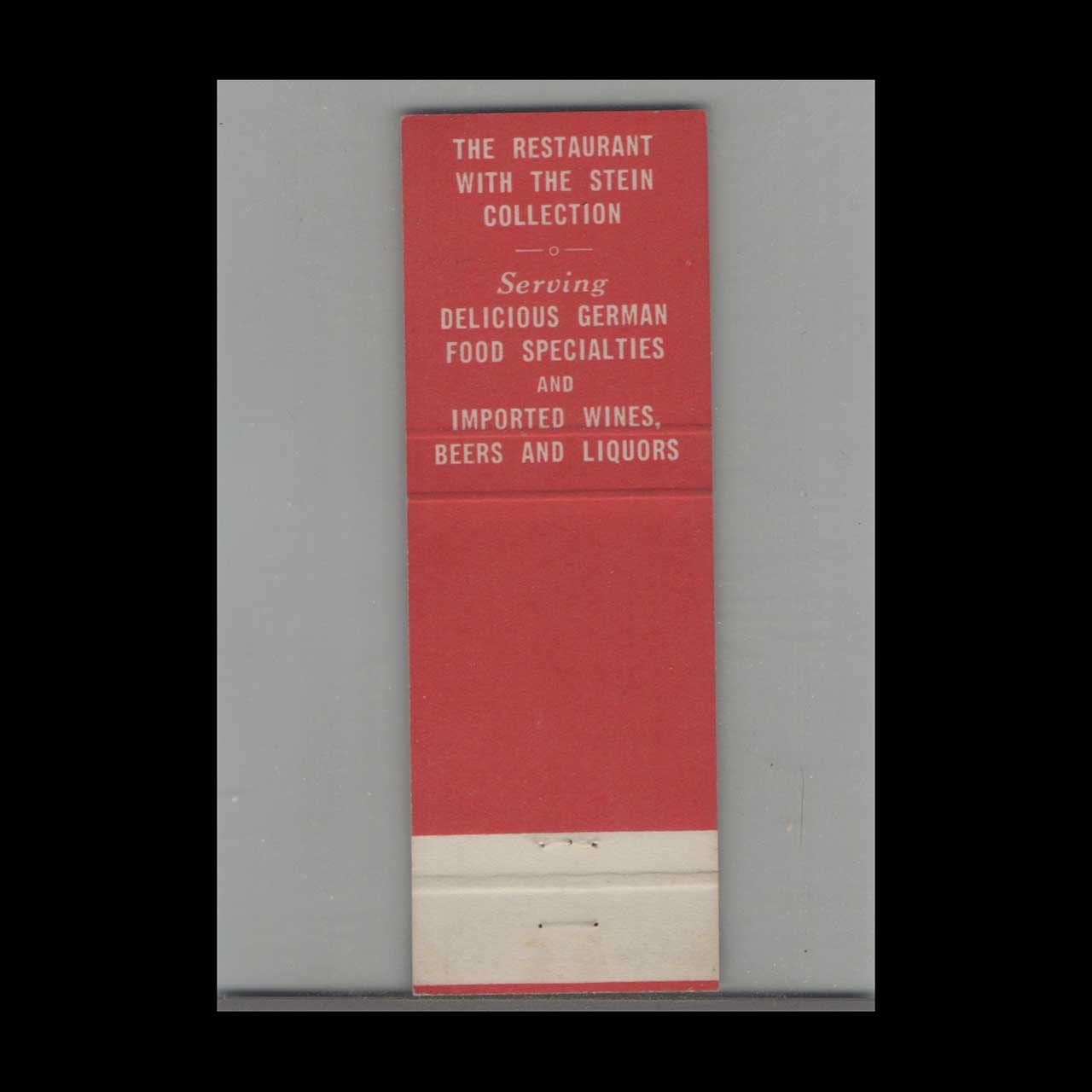 Student Prince Matchbook Cover Springfield MA Student Prince Matchbook Cover Springfield MA