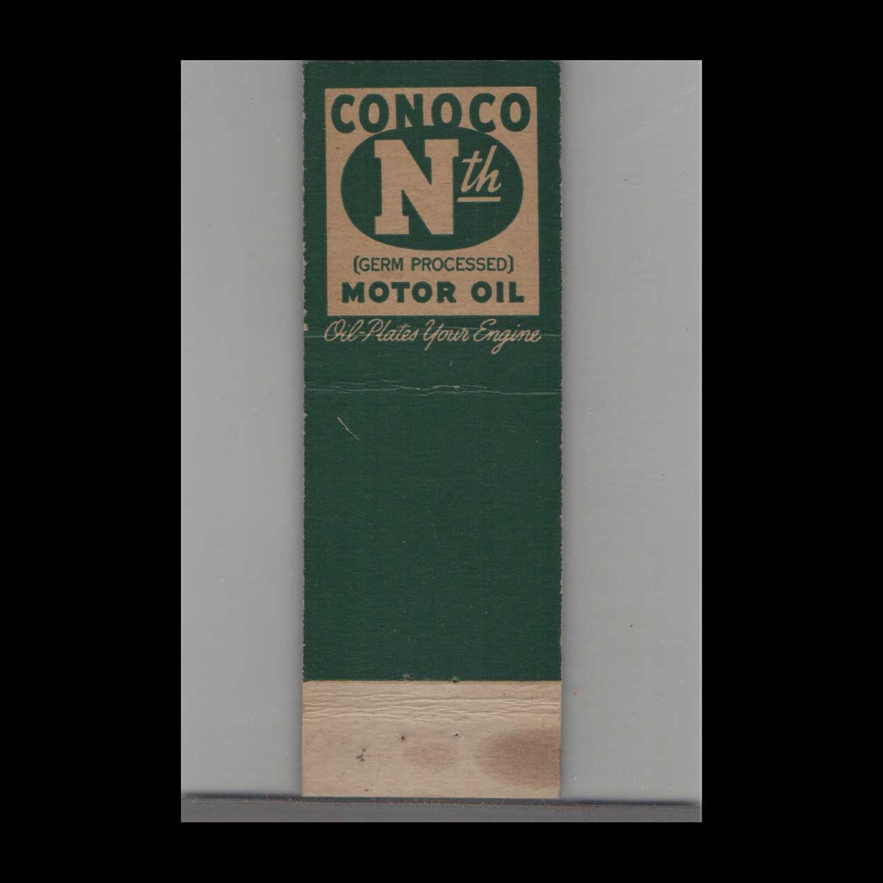 Conoco Gasoline Red Montgomery Merchandiser Matchbook Cover Conoco Gasoline Red Montgomery Merchandiser Matchbook Cover