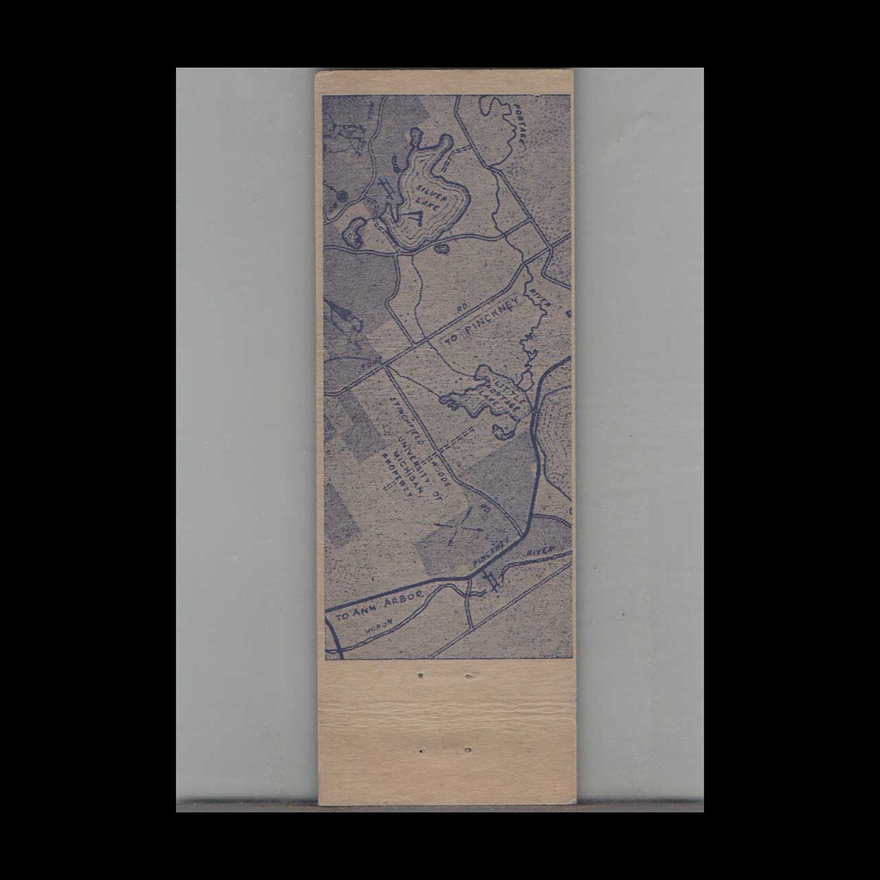 Matchbook Cover Silver Lake Grocery Pinckney MI Matchbook Cover Silver Lake Grocery Pinckney MI