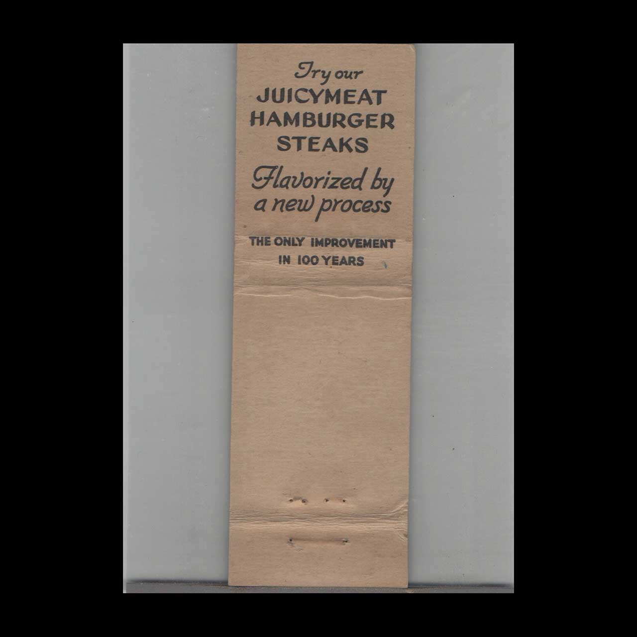 1930s Crown Match Co College Inn Cafe Marshfield OR 1930s Crown Match Co College Inn Cafe Marshfield OR