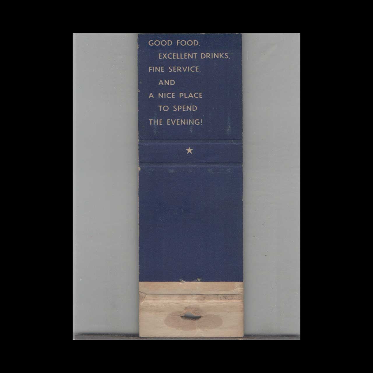 Alfonsos Restaurant Burlington VT Matchbook Cover Alfonsos Restaurant Burlington VT Matchbook Cover