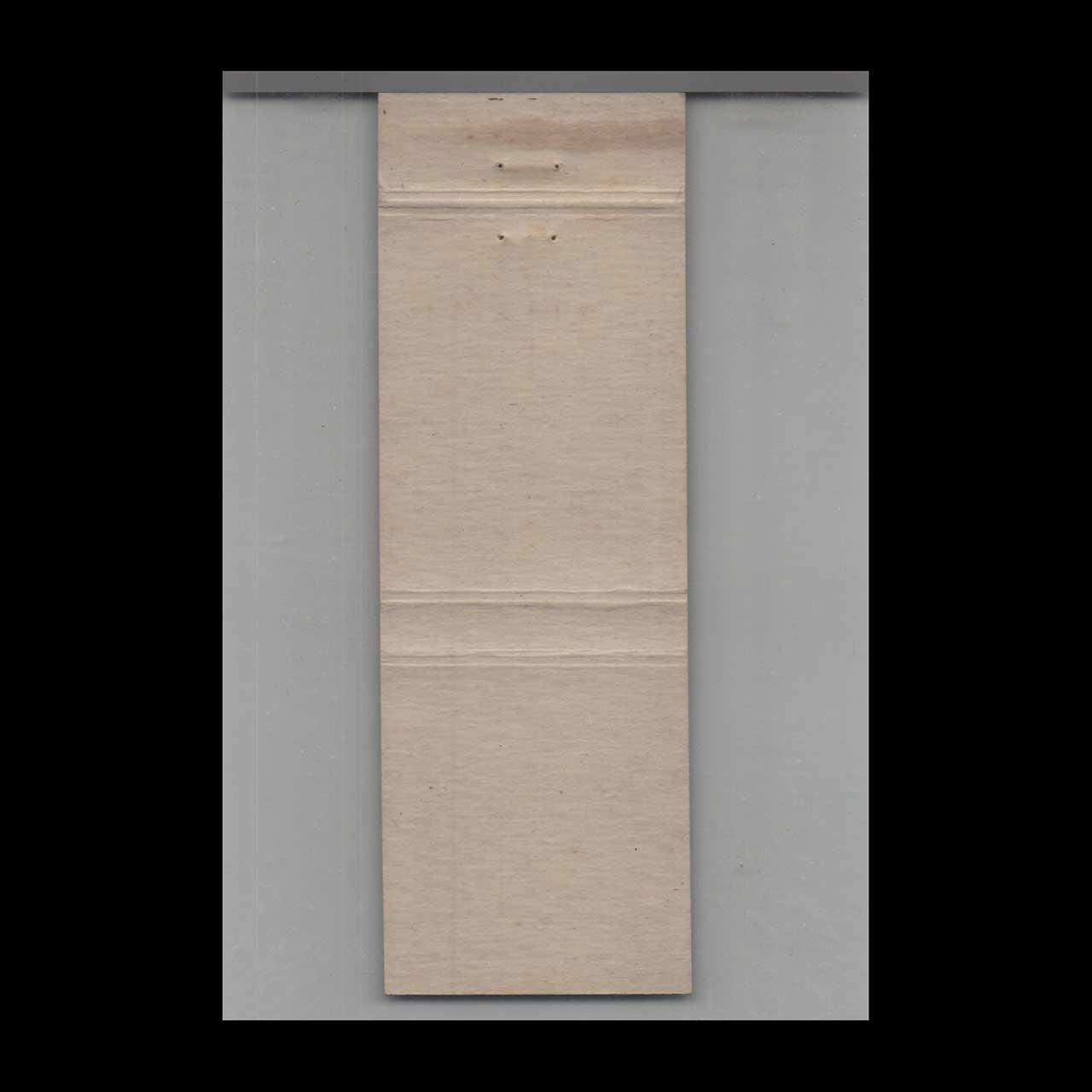 FDR Warm Springs Memorial Matchbook Cover FDR Warm Springs Memorial Matchbook Cover