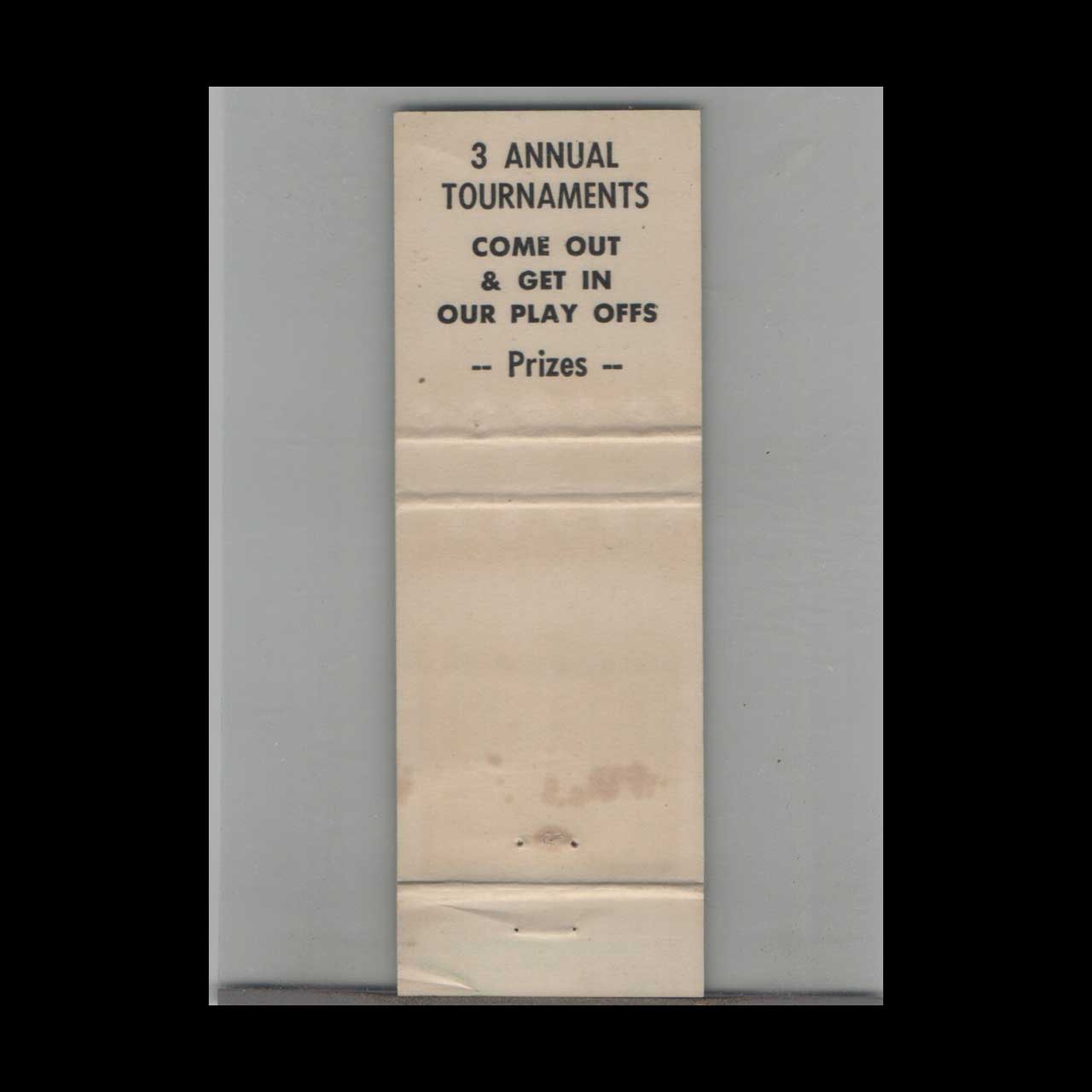 Golf East Greenbush Miniature Golf Matchbook Cover Golf East Greenbush Miniature Golf Matchbook Cover