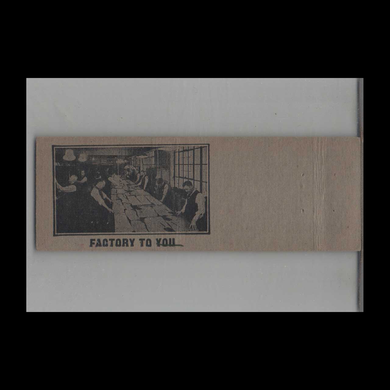 Bartueks Wool Topcoats Cleveland Matchbook Cover Bartueks Wool Topcoats Cleveland Matchbook Cover