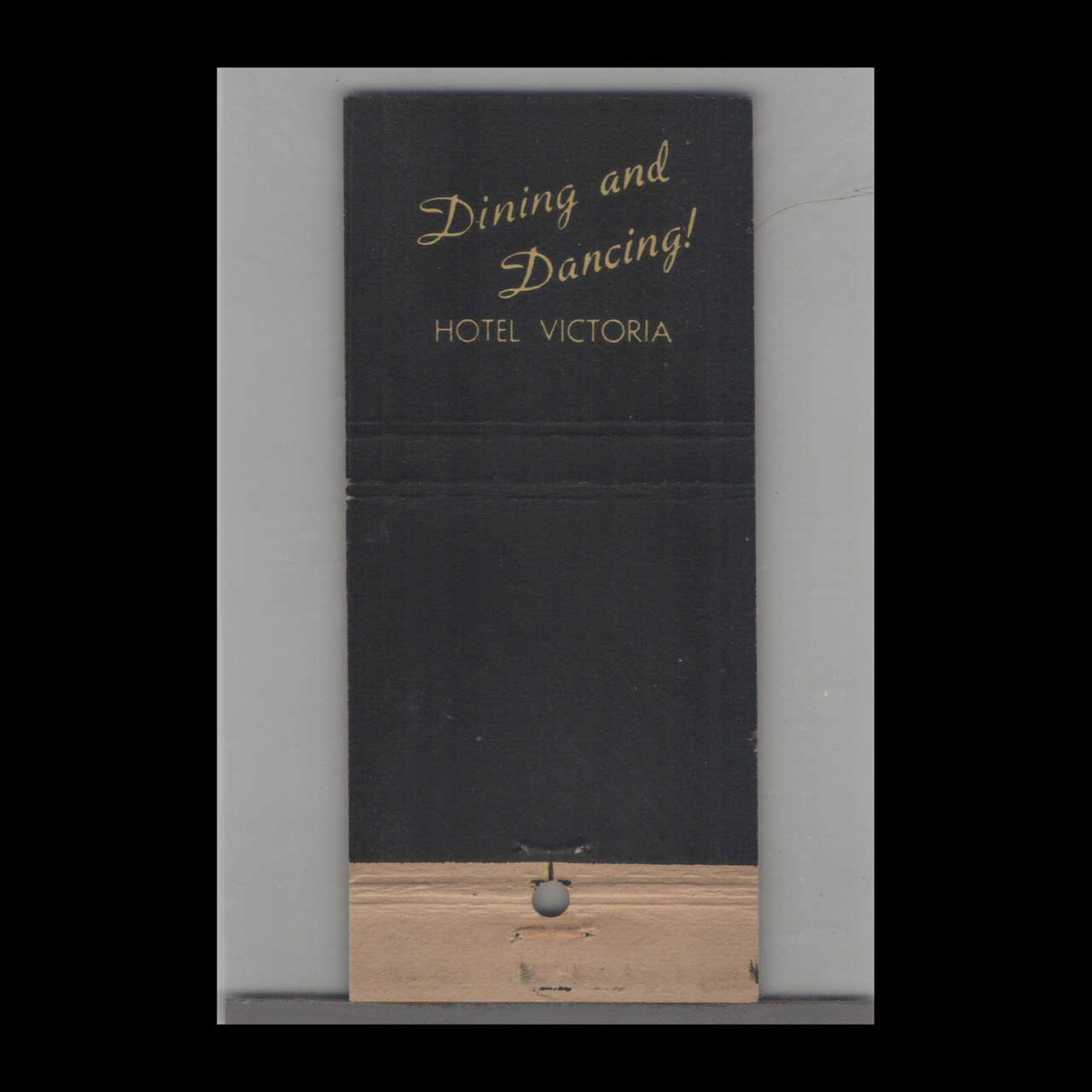 Matchbook Cover Hotel Victoria New York NY Matchbook Cover Hotel Victoria New York NY