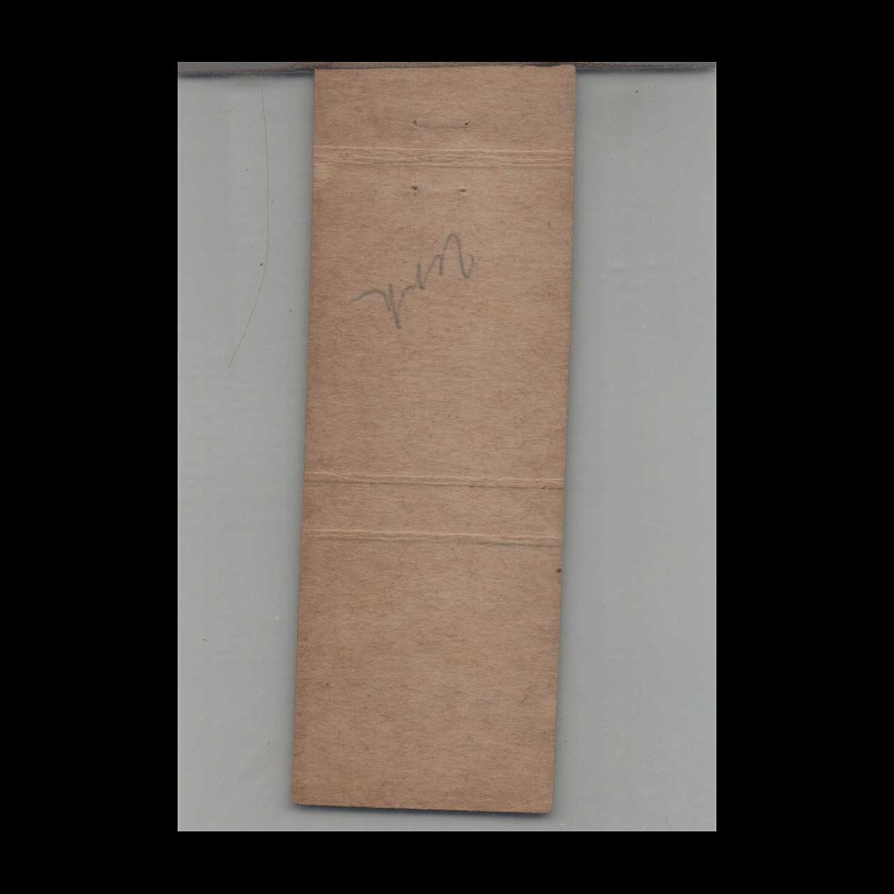 Tibbies Restaurant Matchbook Cover Indian Ford WI Tibbies Restaurant Matchbook Cover Indian Ford WI