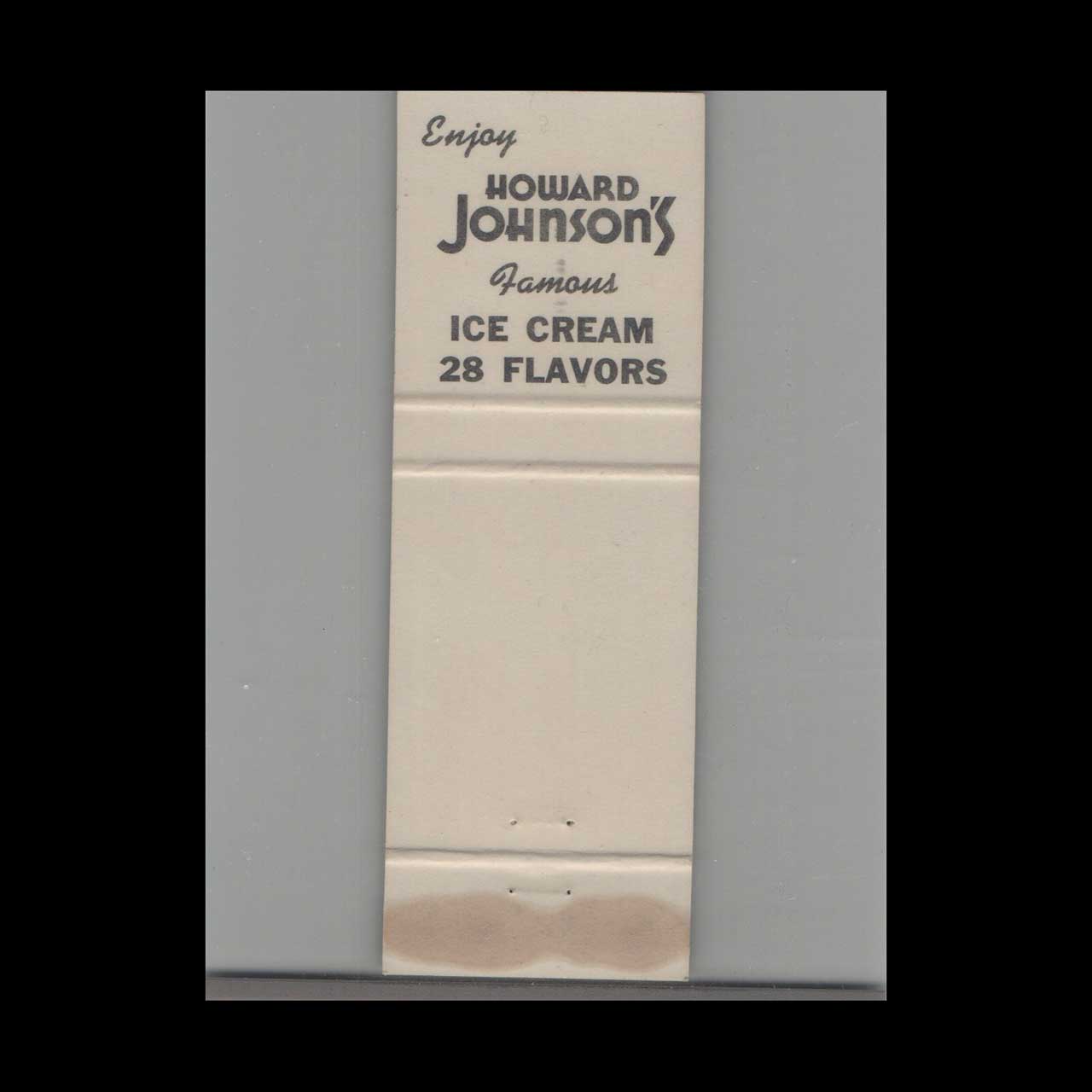 Matchbook Cover Howard Johnsons Motor Lodges Matchbook Cover Howard Johnsons Motor Lodges