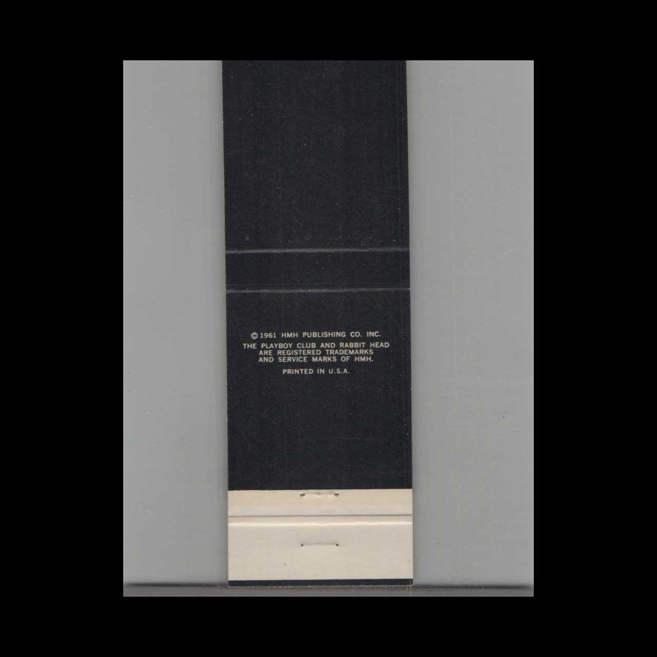 The Playboy Club 1961 Montreal Matchbook Cover The Playboy Club 1961 Montreal Matchbook Cover