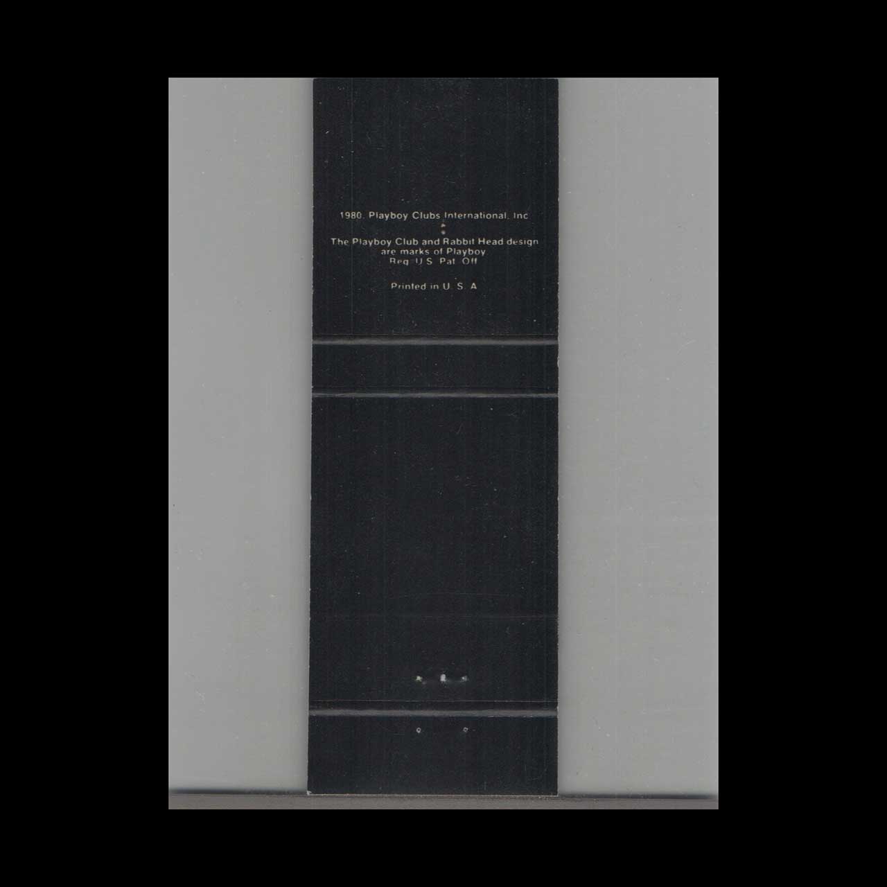 Playboy Clubs 25th Anniversary 1980 Matchbook Cover Playboy Clubs 25th Anniversary 1980 Matchbook Cover