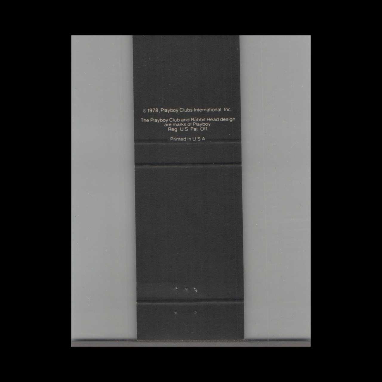 Playboy Clubs 25th Anniversary 1980 Matchbook Cover NYC Playboy Clubs 25th Anniversary 1980 Matchbook Cover NYC