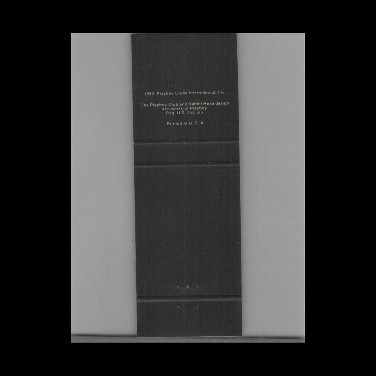 Playboy Clubs 25th Anniversary 1980 Matchbook Cover Portsmouth Playboy Clubs 25th Anniversary 1980 Matchbook Cover Portsmouth