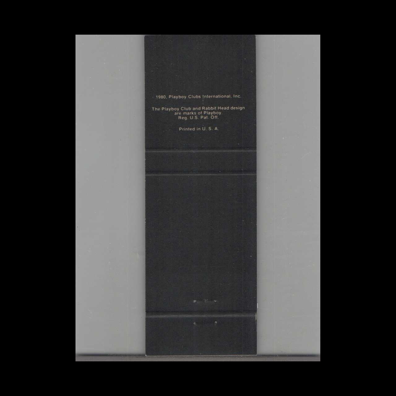 Playboy Clubs 25th Anniversary Matchbook Cover 1980 St Louis Playboy Clubs 25th Anniversary Matchbook Cover 1980 St Louis