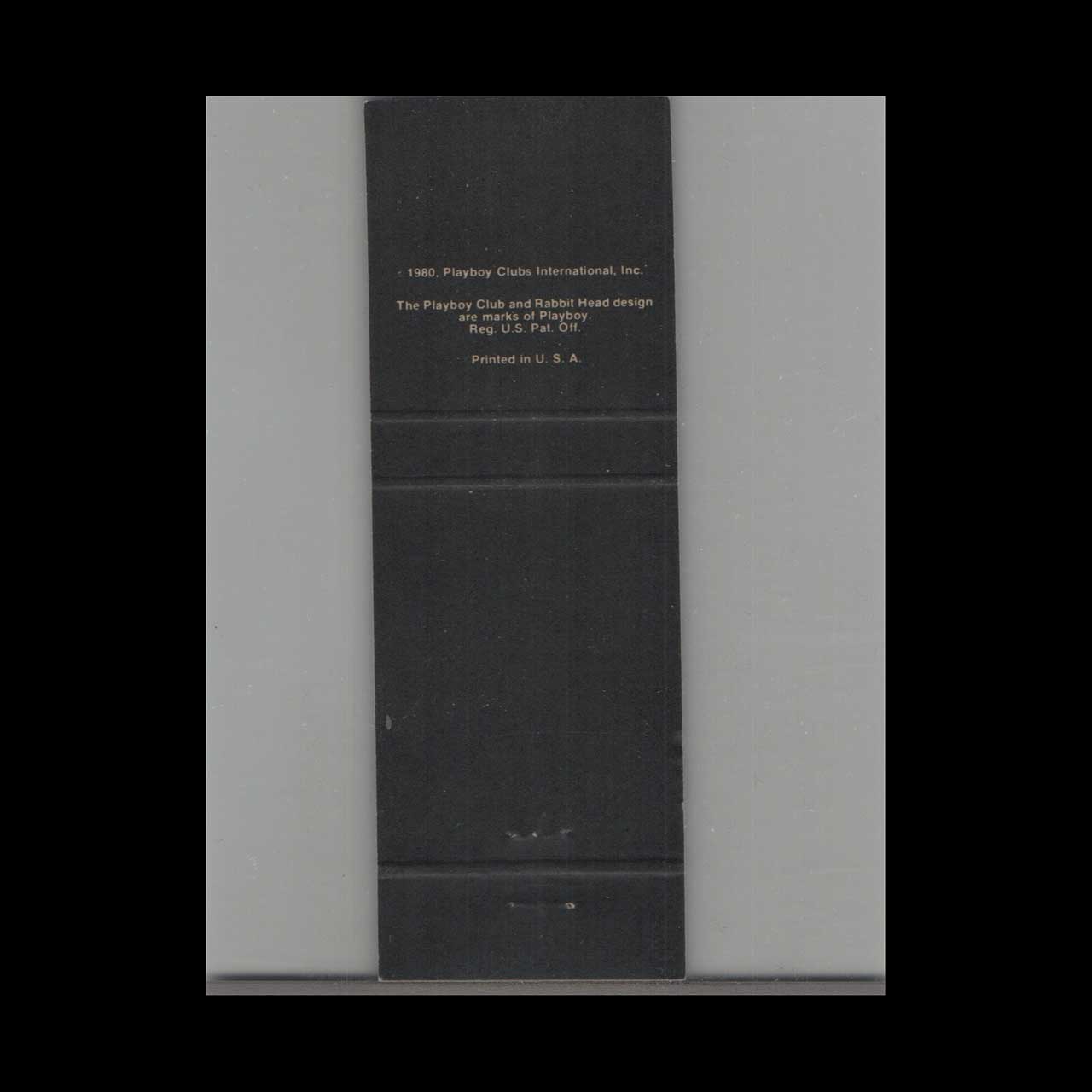 Playboy Clubs 25th Anniversary 1980 Tokyo Matchbook Cover Playboy Clubs 25th Anniversary 1980 Tokyo Matchbook Cover