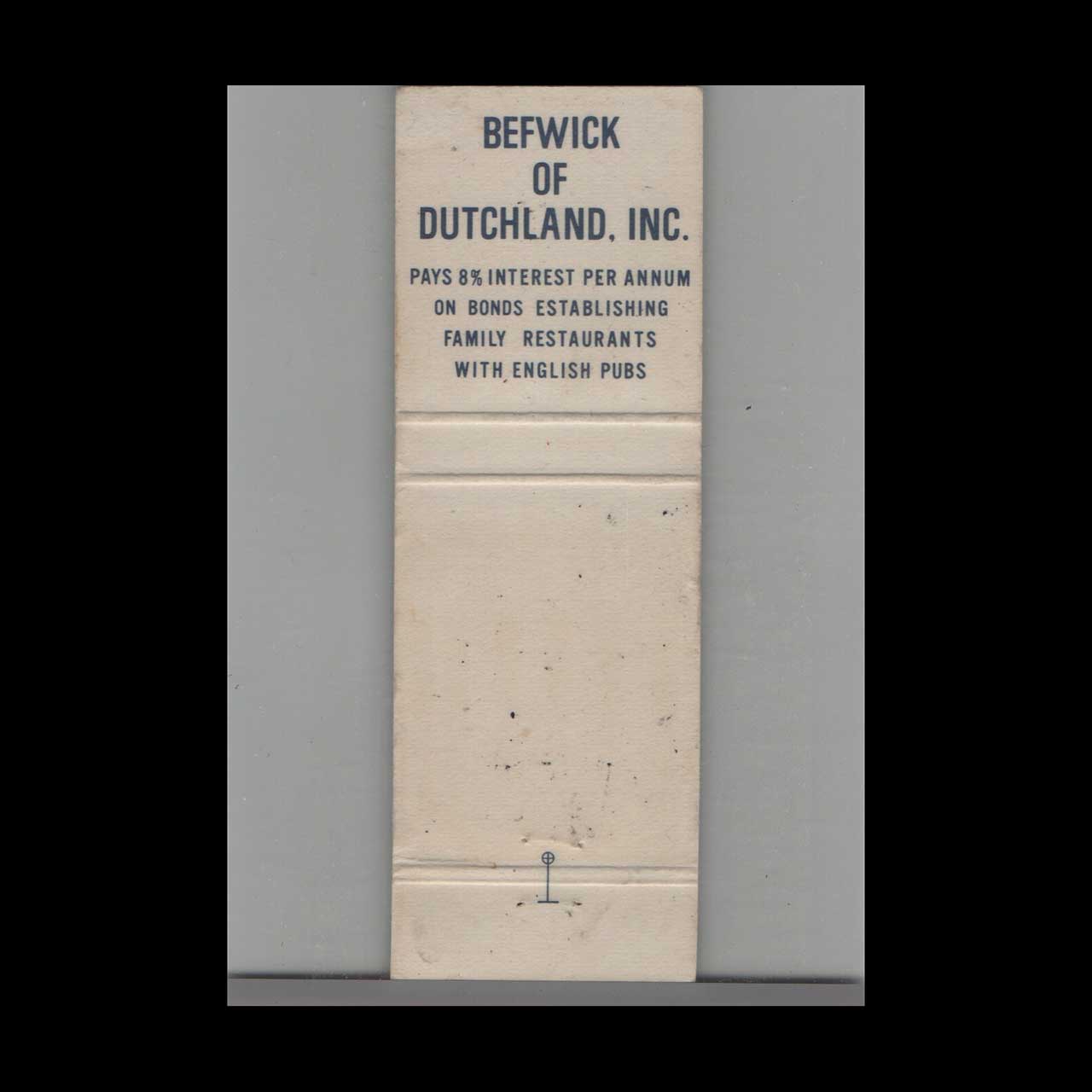 Matchbook Cover King Douglas Hotel Lancaster PA Matchbook Cover King Douglas Hotel Lancaster PA