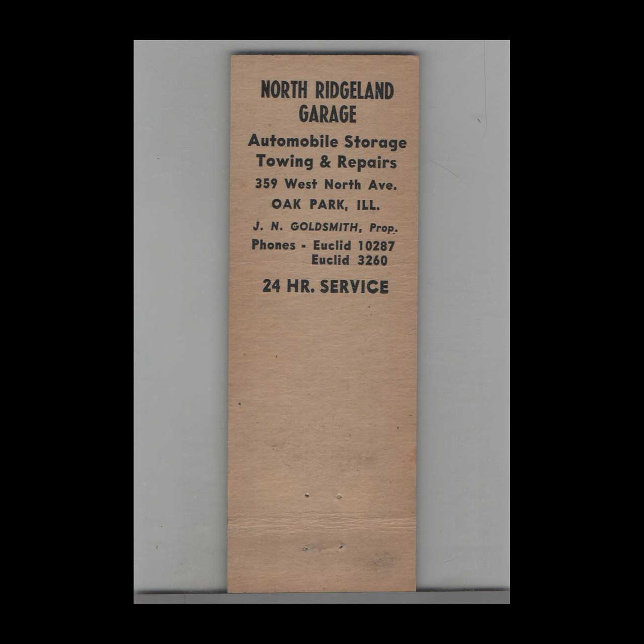 Drug Store Mobile Drugs Chicago Matchbook Cover Drug Store Mobile Drugs Chicago Matchbook Cover