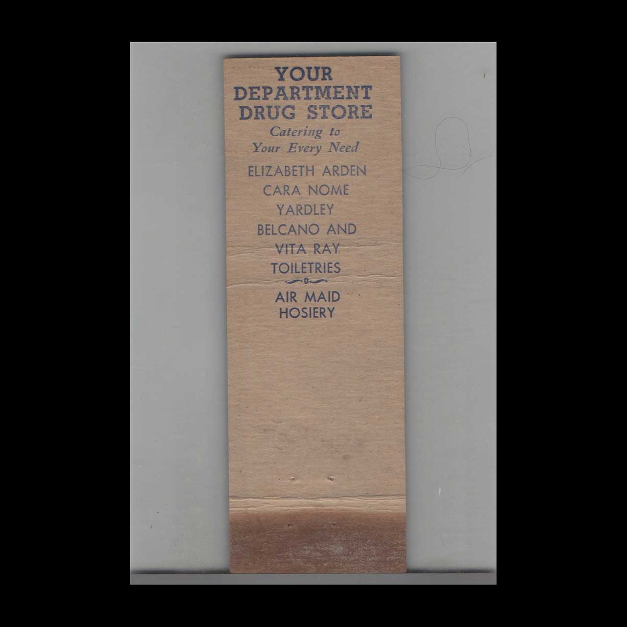Drug Store Thomas Rexall Pharmacy Matchbook Cover Drug Store Thomas Rexall Pharmacy Matchbook Cover