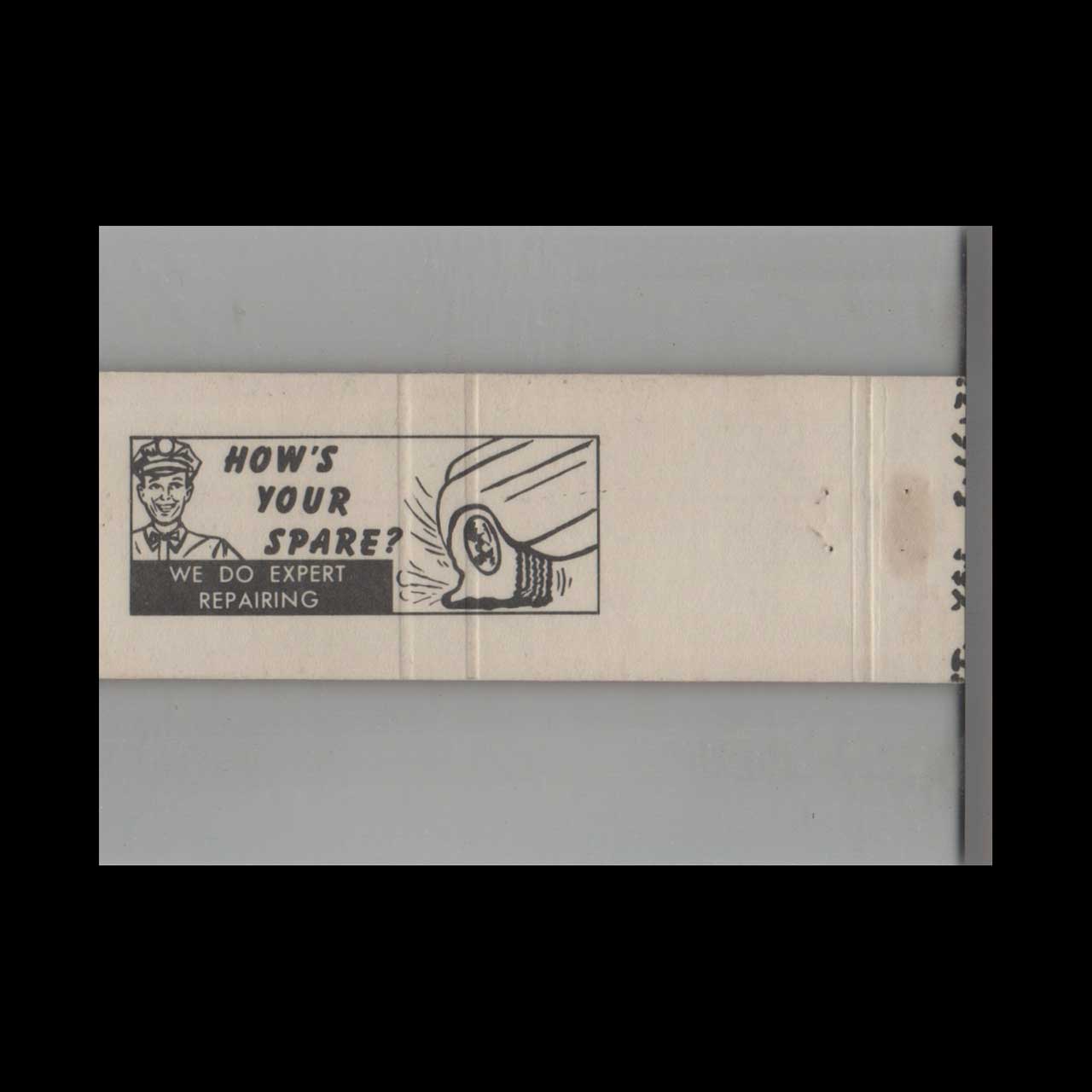 Pauls Gulf Service Jamestown NY Matchbook Cover Pauls Gulf Service Jamestown NY Matchbook Cover