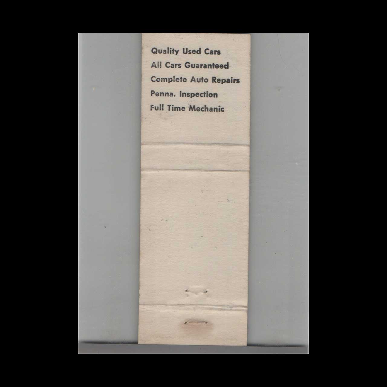 Gulf Gas Station Matchbook Cover Lehighton PA Gulf Gas Station Matchbook Cover Lehighton PA