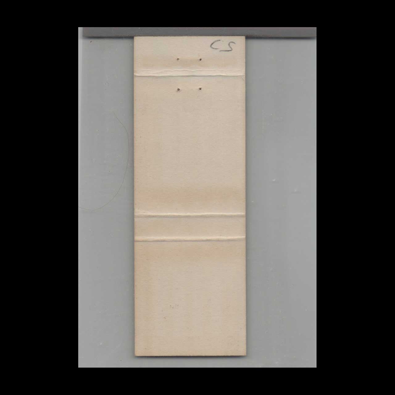 Matchbook Cover Zips Everglades Restaurant Moore Haven FL Matchbook Cover Zips Everglades Restaurant Moore Haven FL