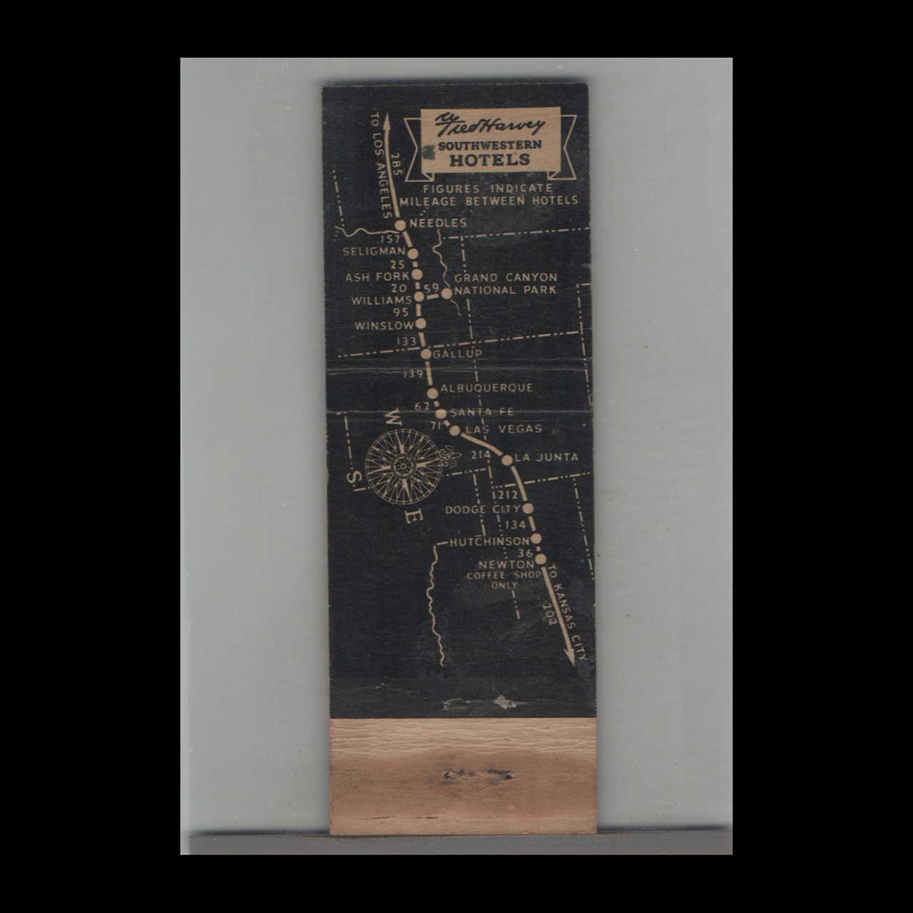 Matchbook Cover El Navajo Hotel Gallup NM Matchbook Cover El Navajo Hotel Gallup NM