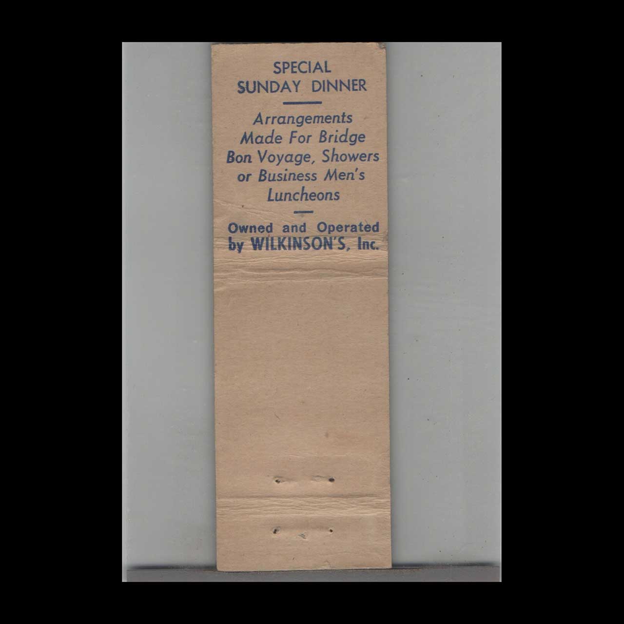 Ships Haven Lynnfield Matchbook Cover Ships Haven Lynnfield Matchbook Cover