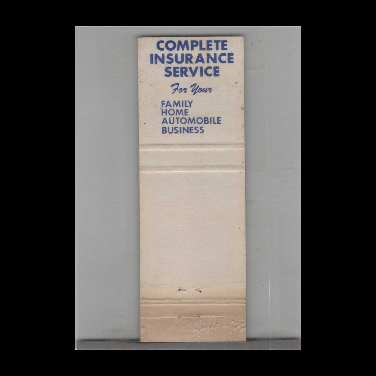 Matchbook Cover American States Insurance Willoughby OH Matchbook Cover American States Insurance Willoughby OH
