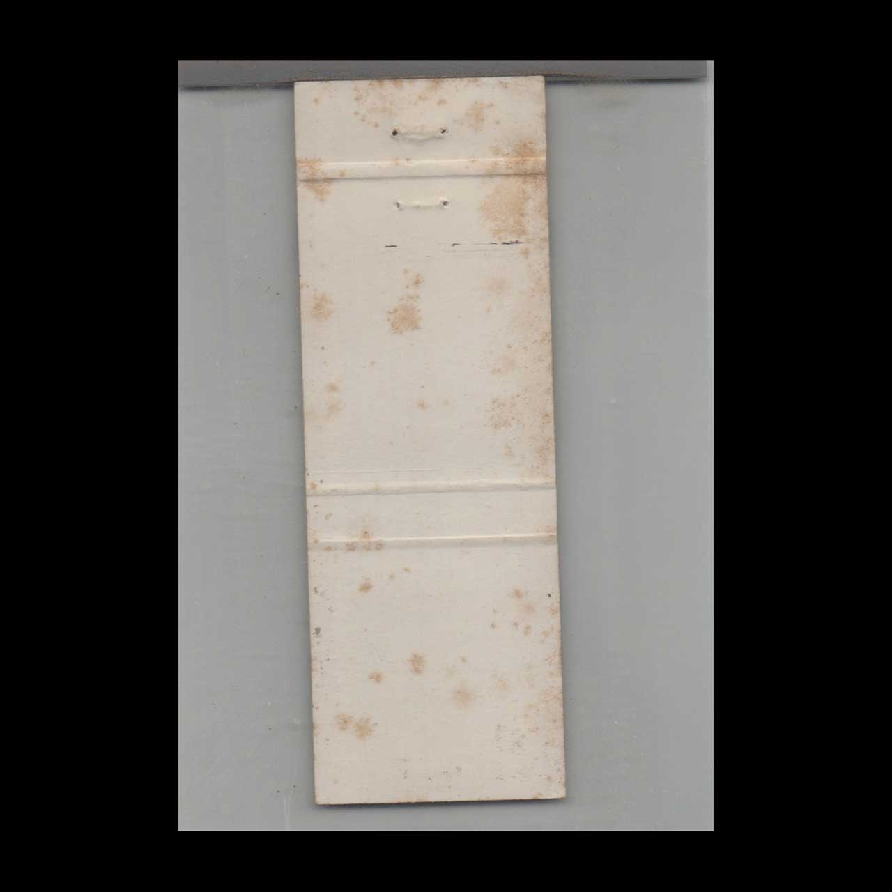 General Motors Training Center Matchbook Cover General Motors Training Center Matchbook Cover