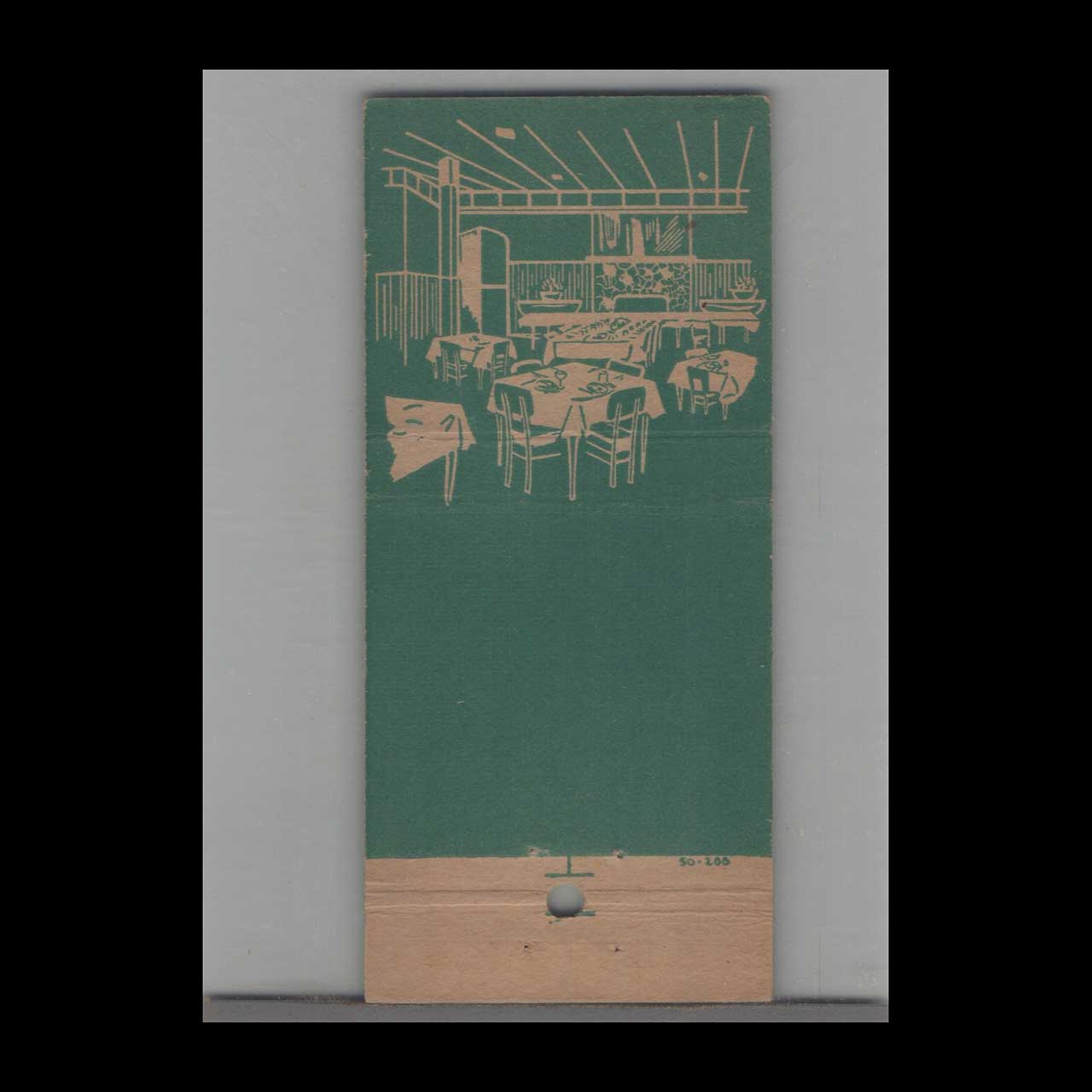 Matchbook Cover The Village Inn Greensburg PA Matchbook Cover The Village Inn Greensburg PA