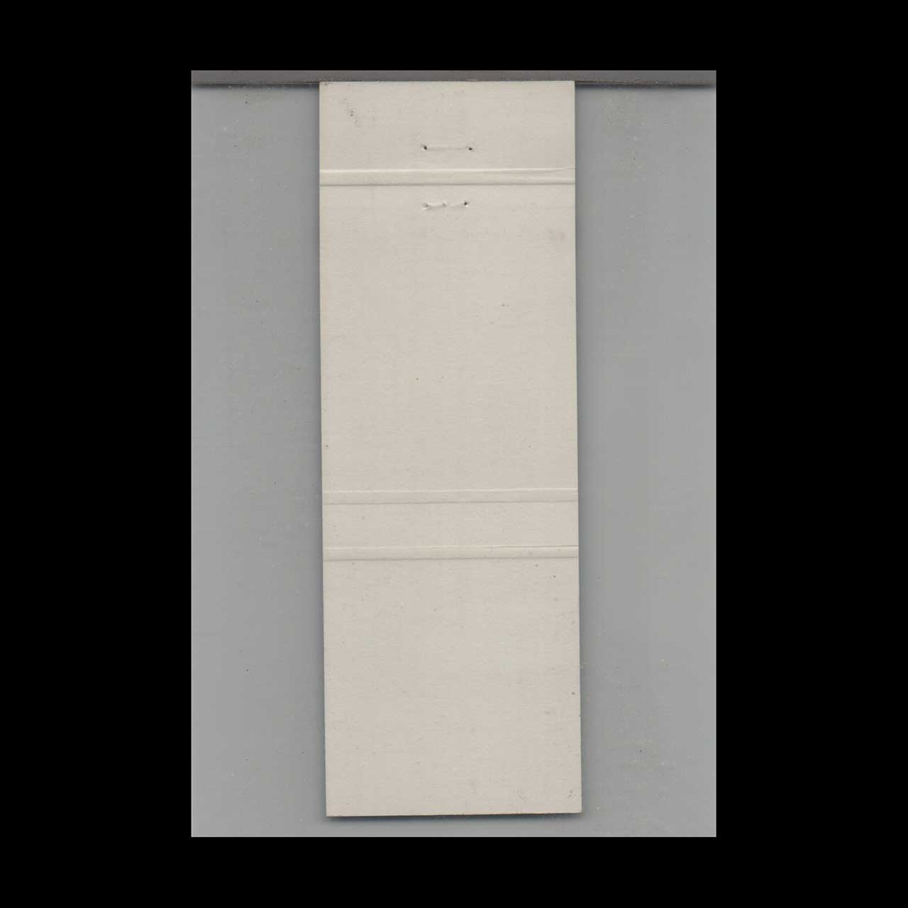 Matchbook Cover Bar Chest Steve Canada Matchbook Cover Bar Chest Steve Canada