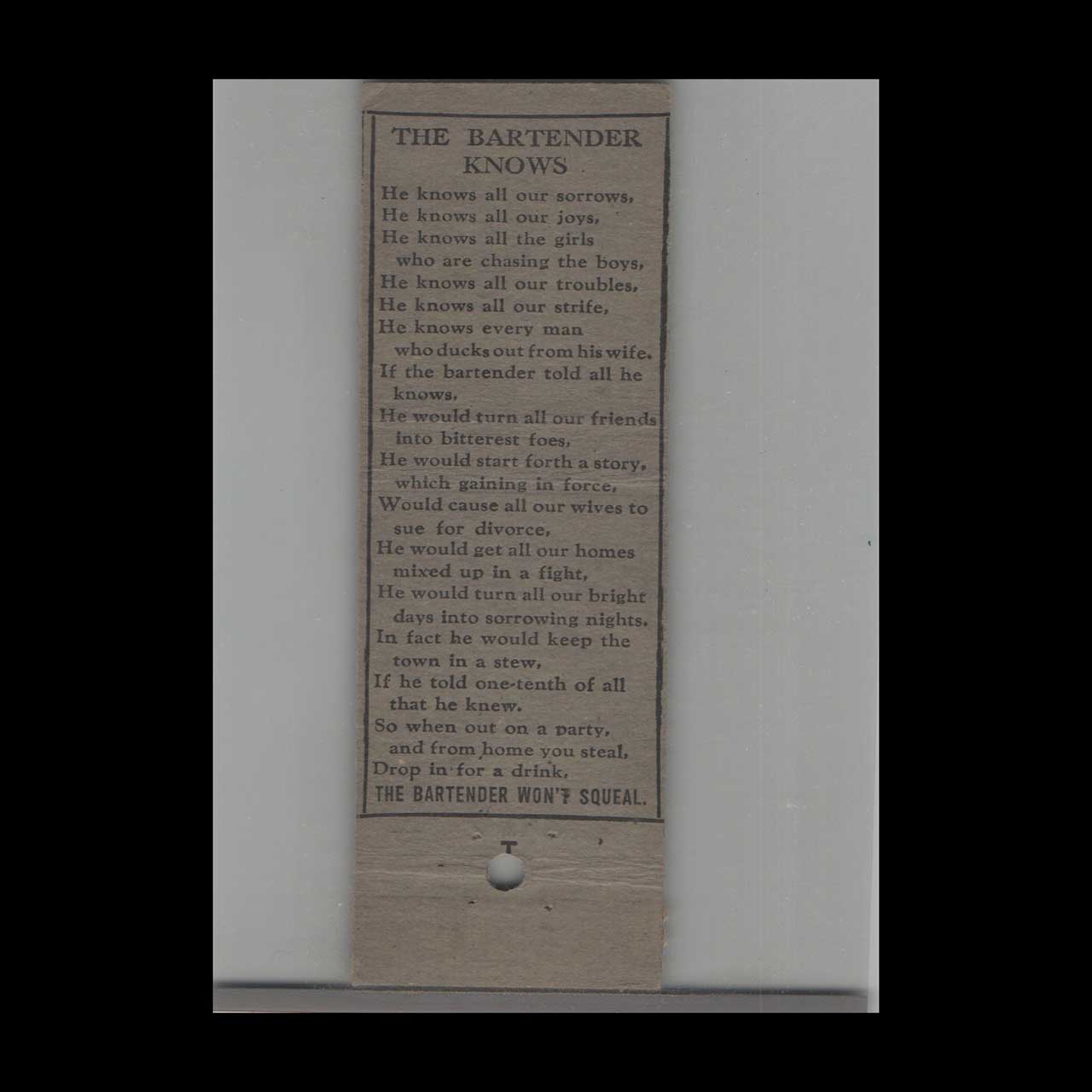 Matchbook Cover Log Cabin Bar & Cafe Yreka CA Matchbook Cover Log Cabin Bar & Cafe Yreka CA