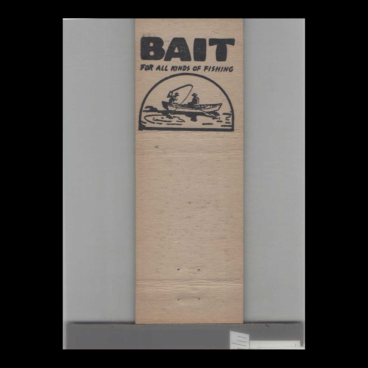 Ronnings Live Bait & Tackle Matchbook Cover Forest Lake Ronnings Live Bait & Tackle Matchbook Cover Forest Lake